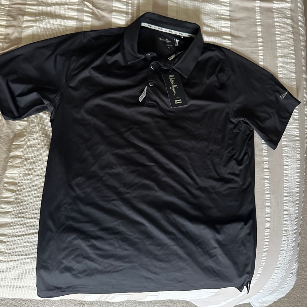 Walter Hagen Black Polo